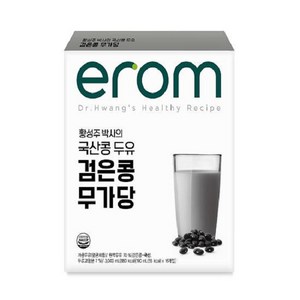 이롬황성주 검은콩무가당두유 190ml, 48개