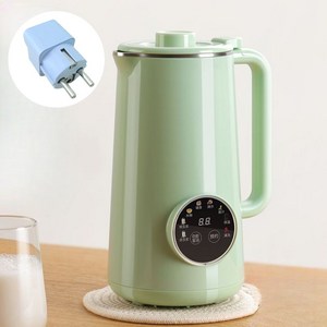 HGG 두유제조기 전자동 세척 보온 예약 쌀죽 이유식 콩물메이커 소형믹서기, A. 그린 600ml