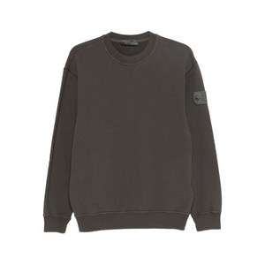 스톤 아일랜드 골지 트리밍 스웨트셔츠