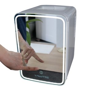 벨류텍 LED 조명장착 거울 10리터 화장품 냉장고 확실한 AS보장 VR-010L 차량용 화장품 냉장고