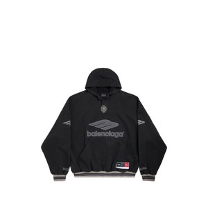 발렌시아가 3B 풋볼 코튼 폴로 후디, 블랙계열, Standard S(KR 100)