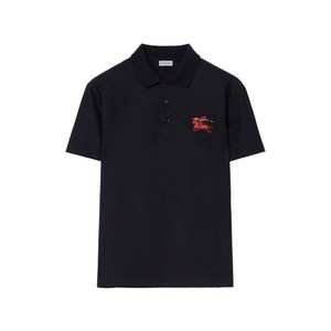 버버리 EKD 코튼 폴로 셔츠, 블랙계열, Mid standard L(KR 105/110)