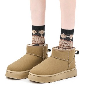 큰귀멍멍 여성 패딩 방한 부츠 겨울 편한 패딩 털 부츠