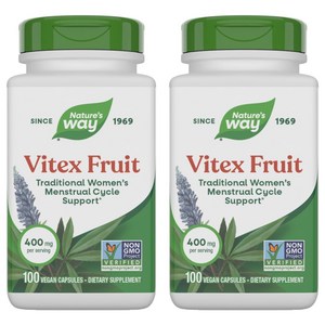 네이쳐스웨이 바이텍스 프루트 400mg 베지테리안 캡슐, 100정, 2개