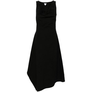 보테가 베네타 asymmetric canvas midi dress