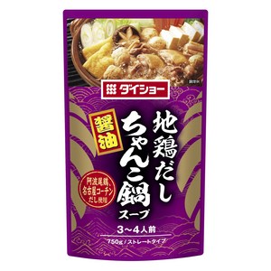 다이쇼 토종닭 육수 창코 나베 스프 스트레이트 타입 간장맛, 750g, 1개