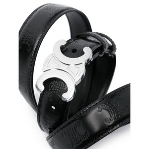 셀린느 로고 버클 벨트, cm 95, 블랙계열