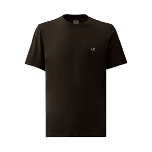 C.P.컴퍼니 로고 프린트 티셔츠, 블랙계열, Standard XS