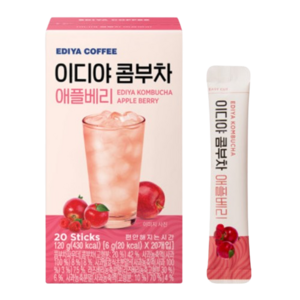 이디야커피 콤부차 애플베리