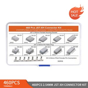 펜치 니퍼 롱로우즈 IWISS IWS-2820 460PCS JST-XH 커넥터 키트 미니 핸드 압착 펜치 세트 잼 Molex Tyco JST 터미널 용 도구, 1개