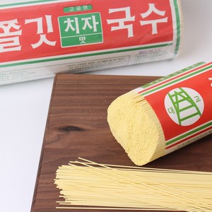 쫄깃한 치자국수 소면 3kg 장가네 쫄깃치자국수 잔치국수 비빔국수 면, 6개