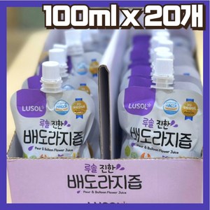 루솔 진한 배도라지즙, 100ml, 20개