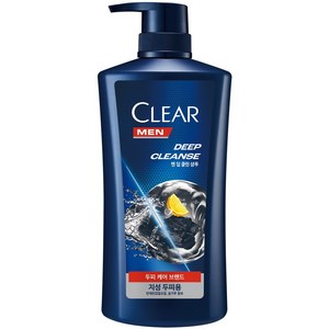 클리어 딥 클린 맨 샴푸, 650ml, 1개