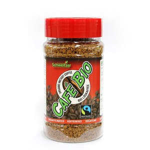 슈바이처 유기농 인스턴트커피 디카페인, 100g, 1개