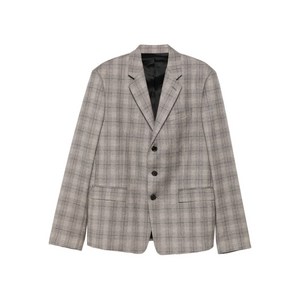 셀린느 체크 패턴 싱글 브레스티드 블레이저, 베이지계열+브라운계열, IT/FR 48(KR 100)
