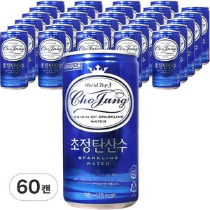 일화 초정탄산수 플레인, 190ml, 60개