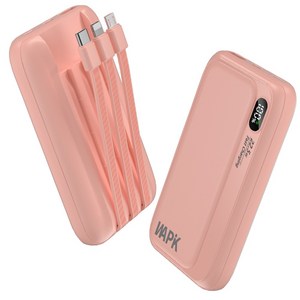PD 22.5W QC3.0 일체형 고속충전 보조배터리 M1 10000mAh 잔량표시