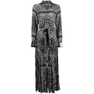 골든 구스 로고 패치 롱 드레스, 그레이계열, Italy 38(KR 44)