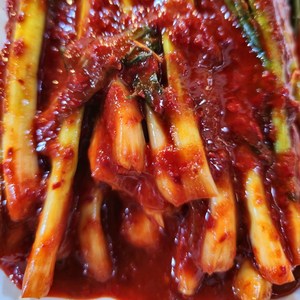 반찬연구소 혁명 파김치1kg 끝판왕 알싸하고 매콤한 맛 가정식 손맛 쪽파김치, 1개, 1kg