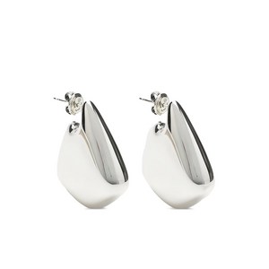 보테가 베네타 핀 스털링 실버 판 이어링