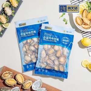 순살자숙전복 500g 손질 전 1.2kg, 1개, 중(45~50미)