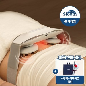 [슬룸 정품] 슬룸 허리편한케어 마스터 온열 EMS 웨어러블 롤러 마사지기, 1개, SL24EQ02