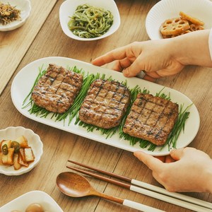 [하루 500개 한정판매] 바른밥상 참숯 수제 떡갈비, 1개, 160g