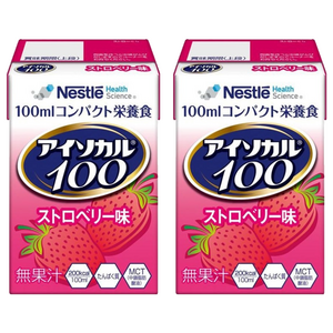 네슬레헬스사이언스 아이소카르 100 콤팩트 영양식 스트로베리 맛, 100ml, 2개