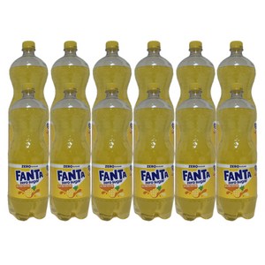 환타 제로 파인애플 탄산음료, 1.5L, 12개