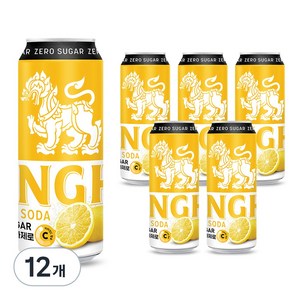 싱하 레몬소다 제로, 330ml, 12개