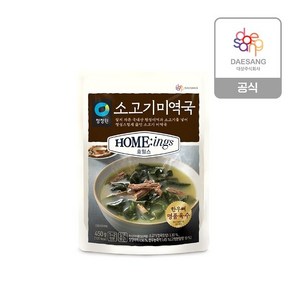 청정원 호밍스 소고기미역국, 450g, 1개