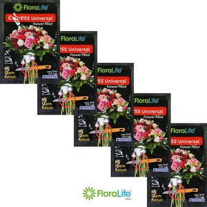 플로라라이프 사쉘 5ml 100봉 꽃수명연장제 식물영양제, 100개