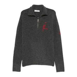 비비안웨스트우드 로고 자수 스웨터