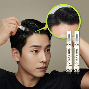 헤어크레용 새치커버 타투 헤어틴트 바르는 흑채, 1개, 블랙브라운