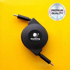 Reelking 자동감김 CtoC 초고속 C타입 60W PD 릴케이블 데이터전송