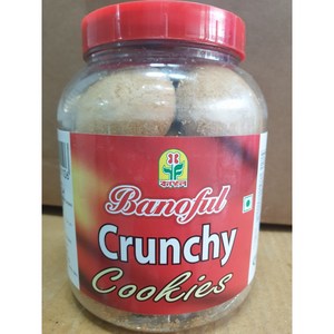 S.N. FOOD Banoful Crunchy Cookies(크란치 쿠키) 방글라데시 과자 350g/1통(미개봉상태에서 24시안으로 반품가능합니다), 350g, 1개