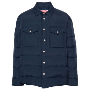 겐조 클래식 칼라 퀼팅 셔츠 재킷, 블루계열, Standard M(KR 100)