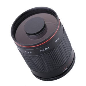 Nikon D3000 D3100 D7000 D80 D90 D7100 D5100 DSLR 카메라 용 T2AI 어댑터 링이있는 수동 500mm F8.0 망원 미러 렌즈, 01 Nikon, 1개