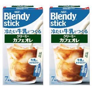 블랜디 차가운 우유로 만든 크리미 카페오레 스틱