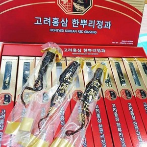 고려홍삼 한뿌리정과 당일발 1박스 10뿌리, 220g