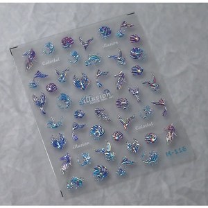 국내배송 네일아트 체크 리얼 스티커 모음, 1개, M-116