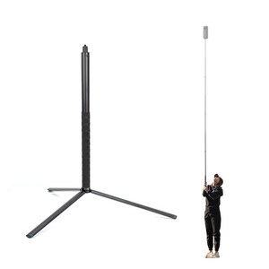 오토케 최대 3m 확장형 인비저블 셀피스틱 삼각대 세트 5단 롱 셀카봉 인스타360 X5 X4 고프로 오즈모 항공샷 부감
