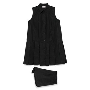 몽클레르 코튼 미니 셔츠 드레스, 블랙계열, Italy 42(KR 55)