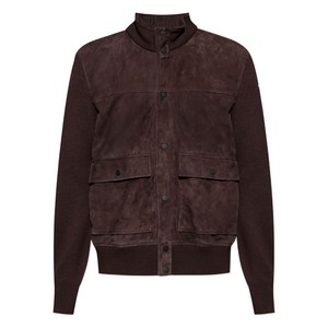 몽클레르 스웨이드 니트 패널 가디건, 브라운계열, Standard XXL(KR 108-190)