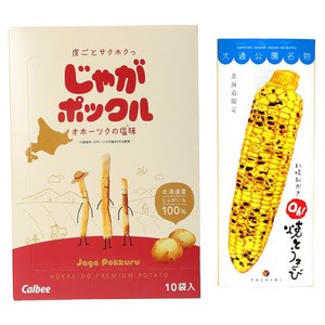 가루비 포테이토 팜 쟈가폿쿠루 10개입 + 요시미 삿포로 오카키 오 구운 옥수수 6개입