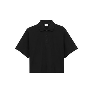 생로랑 cassandre-embroidered polo shirt, 블랙계열, Standard S(KR 55)