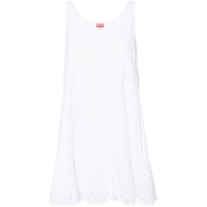 겐조 브로드리 앙글레즈 민소매 미니 드레스, 화이트계열, France 36