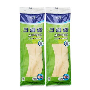크린랩 고무장갑 미니_5켤레, 아이보리, 5개, 미니
