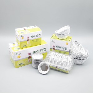 맘앤팩 은박 알루미늄 오븐 베이킹컵, 40mm(약200매), 1개