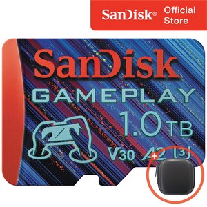 샌디스크 GamePlay 마이크로 SD 카드 닌텐도 스위치 스팀덱 전용 메모리 + 보관 케이스 패키지